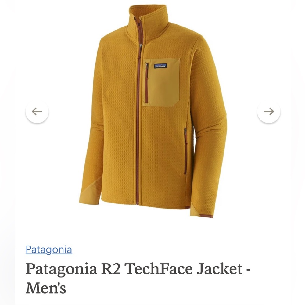 Patagonia xxl r2 tech jacket men’s